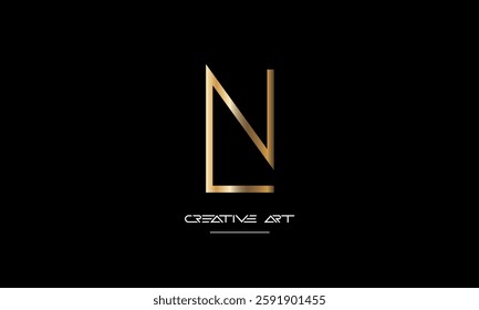 LN, NL, L, N abstract letters logo monogram