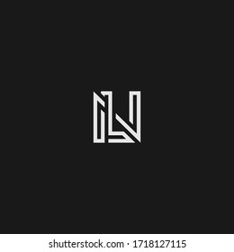 LN or NL logo and icon designs with different colors and backgrounds