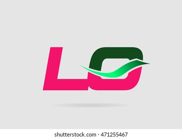 LO company linked letter logo
