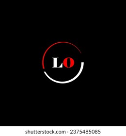 LO creative modern letters logo design template