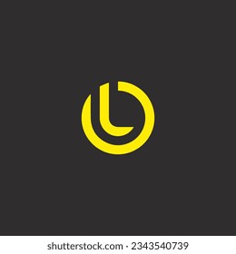 LO  creative and modern vector logo design.