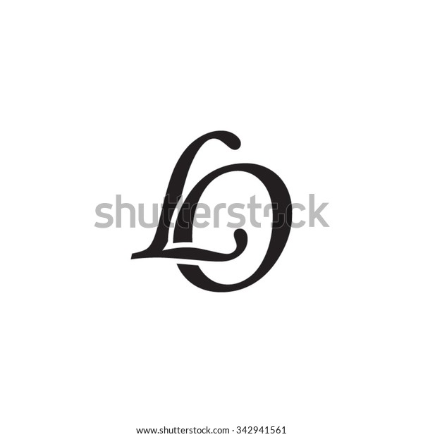 Lo Initial Monogram Logo Stock Vector (Royalty Free) 342941561 ...
