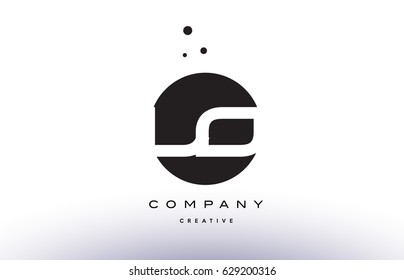LO L O alphabet company letter logo design vector icon template simple black white circle dot dots creative abstract
