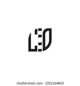 LO leaf concept in high quality professional design that will print well across any print media
