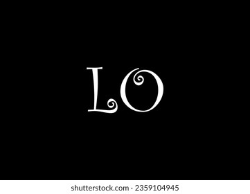 LO letter logo design and monogram logo 