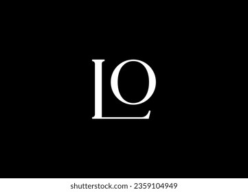 LO letter logo design and monogram logo 