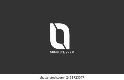 LO LL Abstract initial monogram letter alphabet logo design