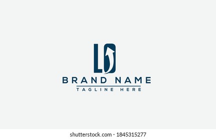LO Logo Design Template Vector Graphic Branding Element.