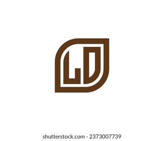 LO logo design vector template