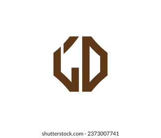 LO logo design vector template