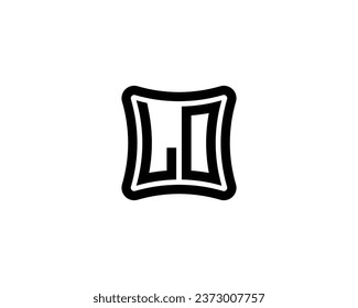 LO logo design vector template