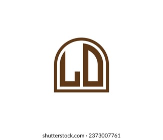 LO logo design vector template