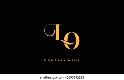 LO, OL Alphabets Letters Logo Monogram