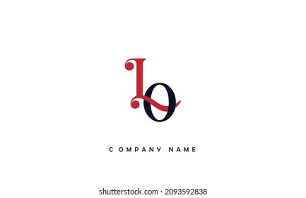 LO, OL Alphabets Letters Logo Monogram