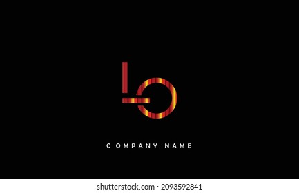 LO, OL Alphabets Letters Logo Monogram