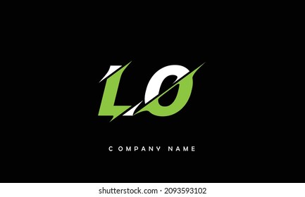 LO, OL Alphabets Letters Logo Monogram