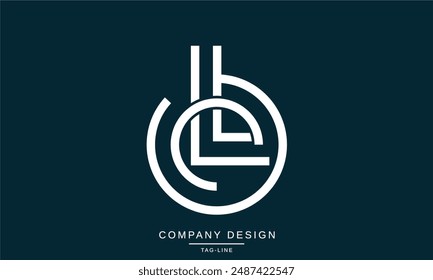 LO, OL, L, O Abstract Letters Logo Monogram design Font Icon