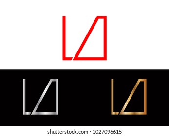 LO square shape vector design