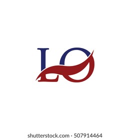 LO Swoosh Logo Vector