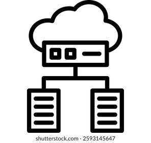 Load Balancer Glyph Icon Design For Personal nad Commercial Use