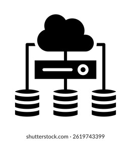 Load Balancing Icon Element For Design
