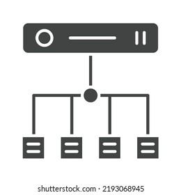 Load balancing icon vector image. Can also be used for Big Data. Suitable for mobile apps, web apps and print media.