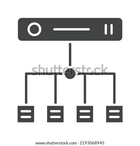 Load balancing icon vector image. Can also be used for Big Data. Suitable for mobile apps, web apps and print media.