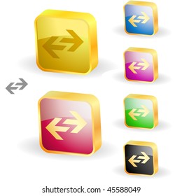 Load buttons. Vector set for web.