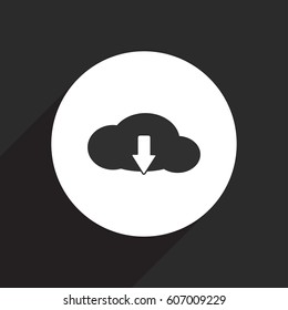 load cloud web icon