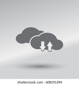 load cloud web icon