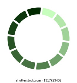 Load completed progress bar icon on white background 