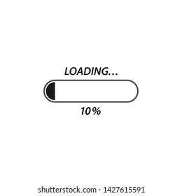 Load icon, isolated on white background.- Vector Eps10