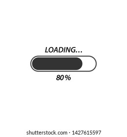 Load icon, isolated on white background.- Vector Eps10