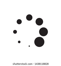 Load icon vector symbol. on white background