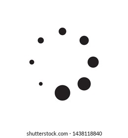 Load icon vector symbol. on white background