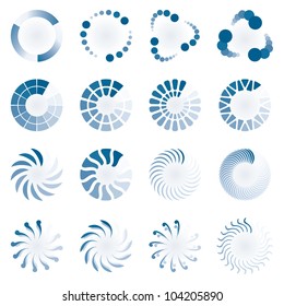 load indicator, preloaders design elements