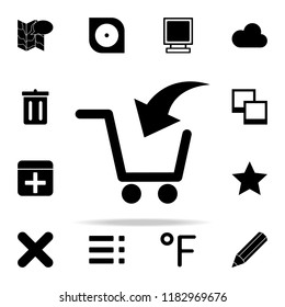 load into a cart icon. web icons universal set for web and mobile