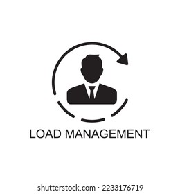 load management icon , business icon