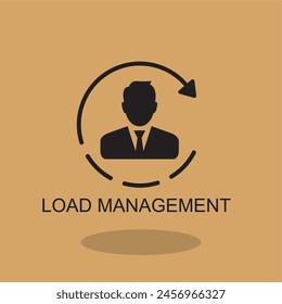 load management icon , business icon