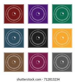 Load speaker icon in black style isolated on white background. Pub symbol stock vector illustration.