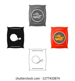 Load speaker icon in cartoon style isolated on white background. Pub symbol stock vector illustration.