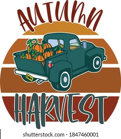 Load up this classic pumpkin truck with all the best pumpkins.  This cut file features designs with different fall sayings including happy thanksgiving, autumn harvest, hello fall and ready to make so