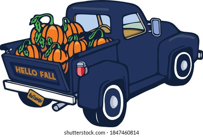 Load up this classic pumpkin truck with all the best pumpkins.  This cut file features designs with different fall sayings including happy thanksgiving, autumn harvest, hello fall and ready to make so