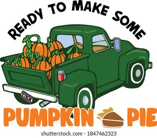 Load up this classic pumpkin truck with all the best pumpkins.  This cut file features designs with different fall sayings including happy thanksgiving, autumn harvest, hello fall and ready to make so