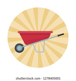 load wheelbarrow cartoon