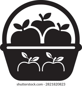 Loaded Agricultural Hamper Packed with Plump Orchard Produce