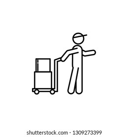 loader box. Signs and symbols can be used for web, logo, mobile app, UI, UX on white background