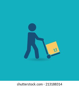 loader with cart icon