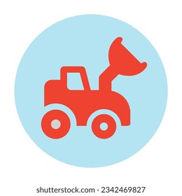 Plantilla de símbolo de icono de color del cargador para diseño gráfico y web.