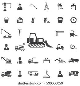 Loader icon. Construction icons universal set for web and mobile